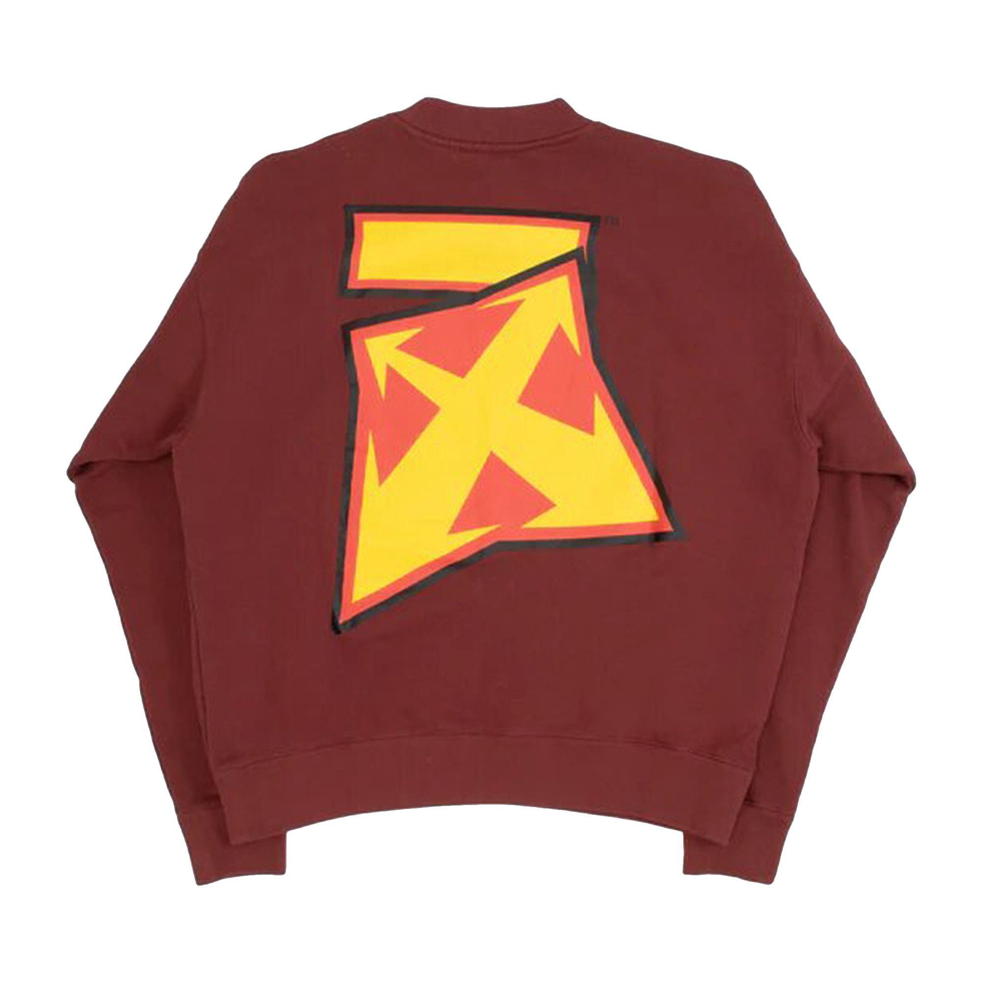 Buy Off-White Thunder Stable Skate Crewneck 'Barolo Yellow