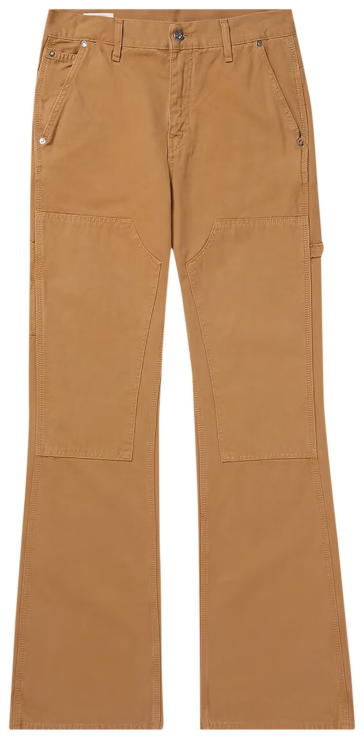 Off White OW Slow Canv Flare Carp Pant CamelWhite