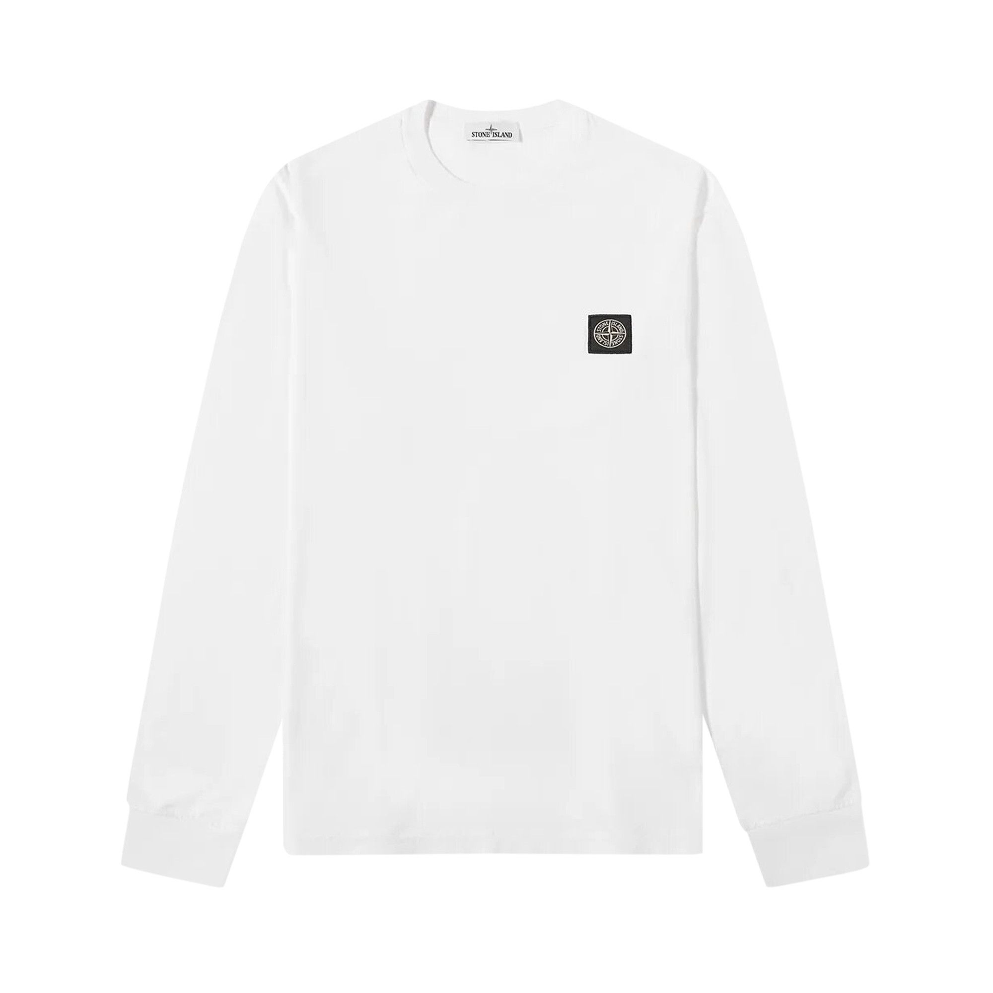 Buy Stone Island Long-Sleeve T-Shirt 'White' - 771522713 V0001