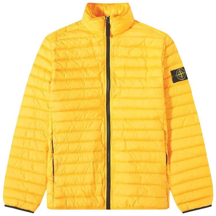 Stone Island Real Down Jacket Yellow