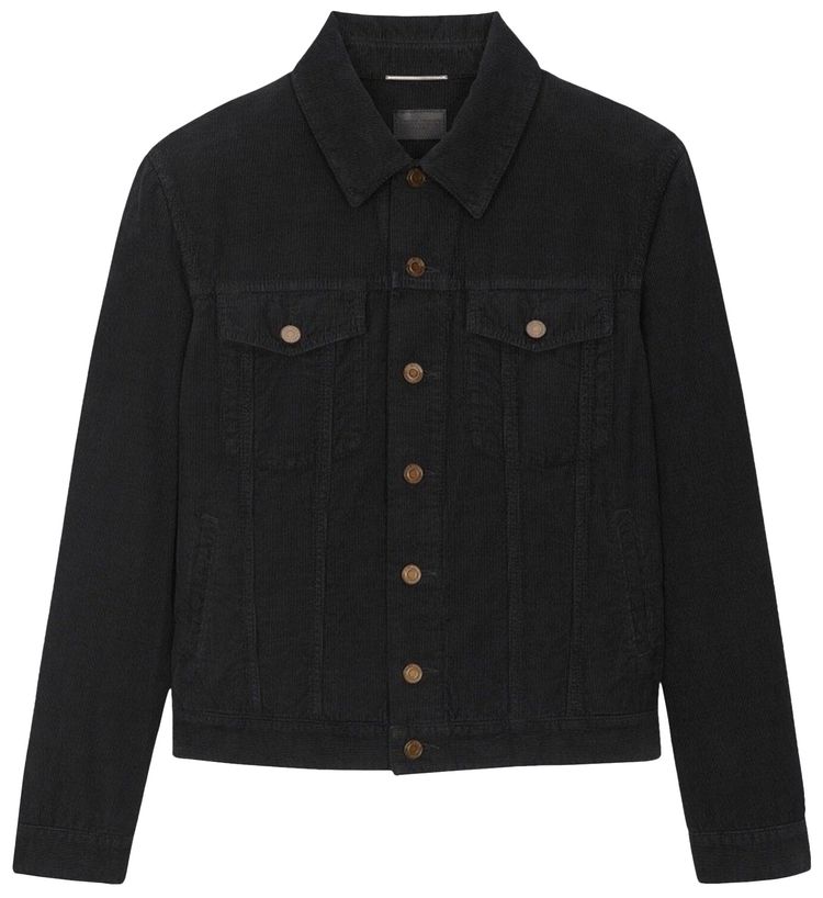 Saint Laurent Classic Jacket Bright Black Stonewash
