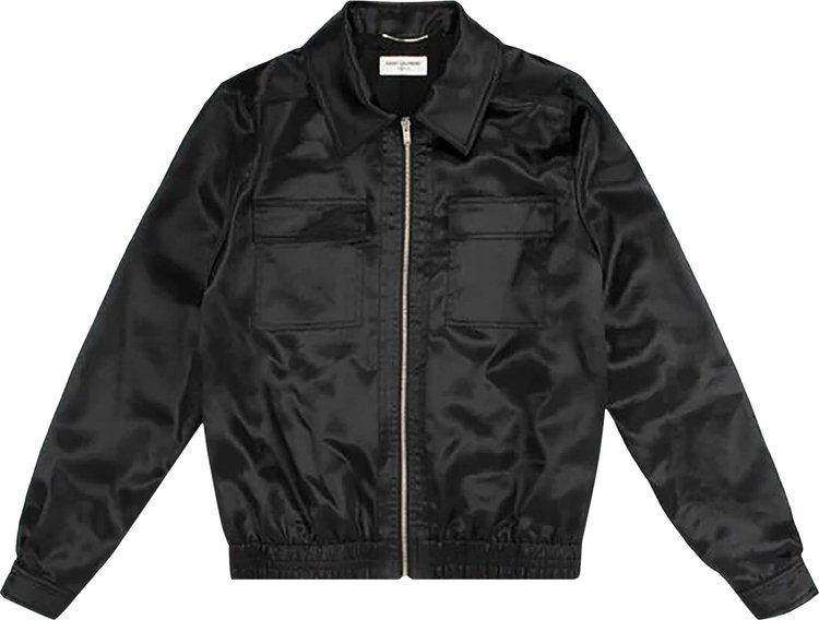 Saint Laurent Zipped Jacket 'Black'