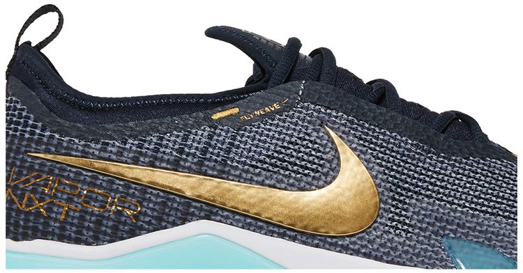 NikeCourt React Vapor NXT Obsidian Metallic Gold