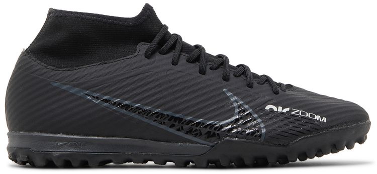 Nike Zoom Mercurial Superfly 9 Academy TF Black Dark Smoke Grey