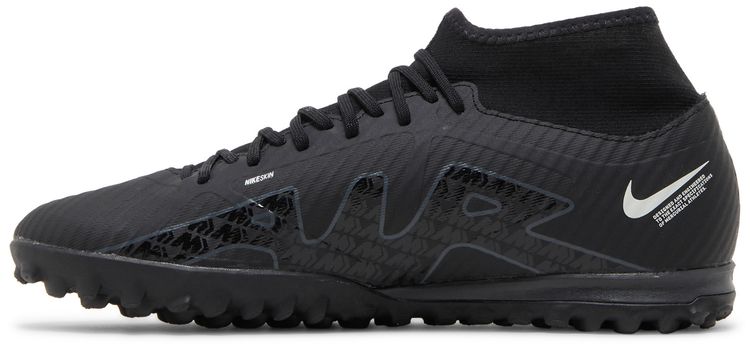 Nike Zoom Mercurial Superfly 9 Academy TF Black Dark Smoke Grey