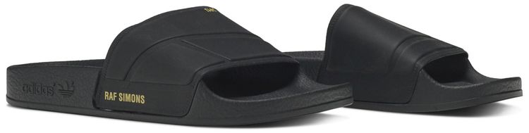 Raf Simons x adidas Adilette Slide Bunny Black
