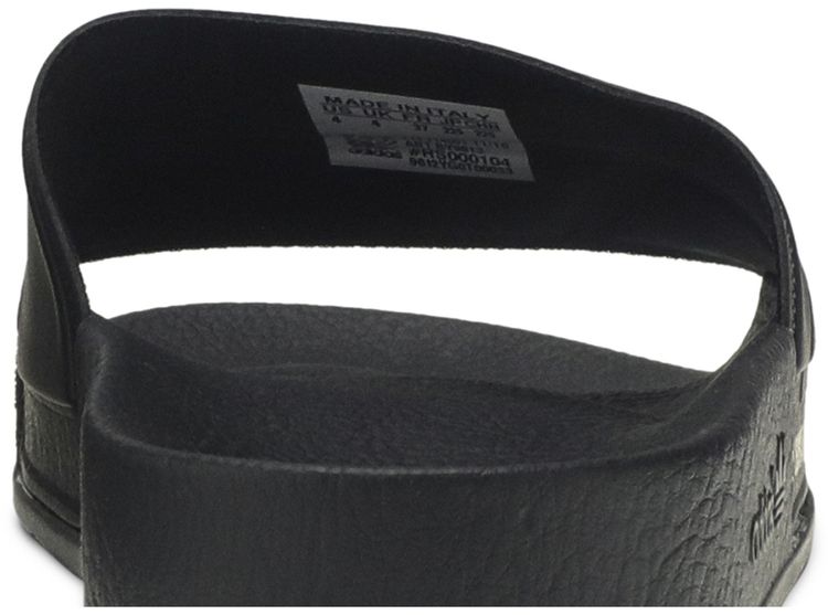 Raf Simons x adidas Adilette Slide Bunny Black