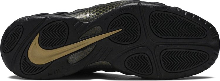 Air Foamposite Pro Black Metallic Gold