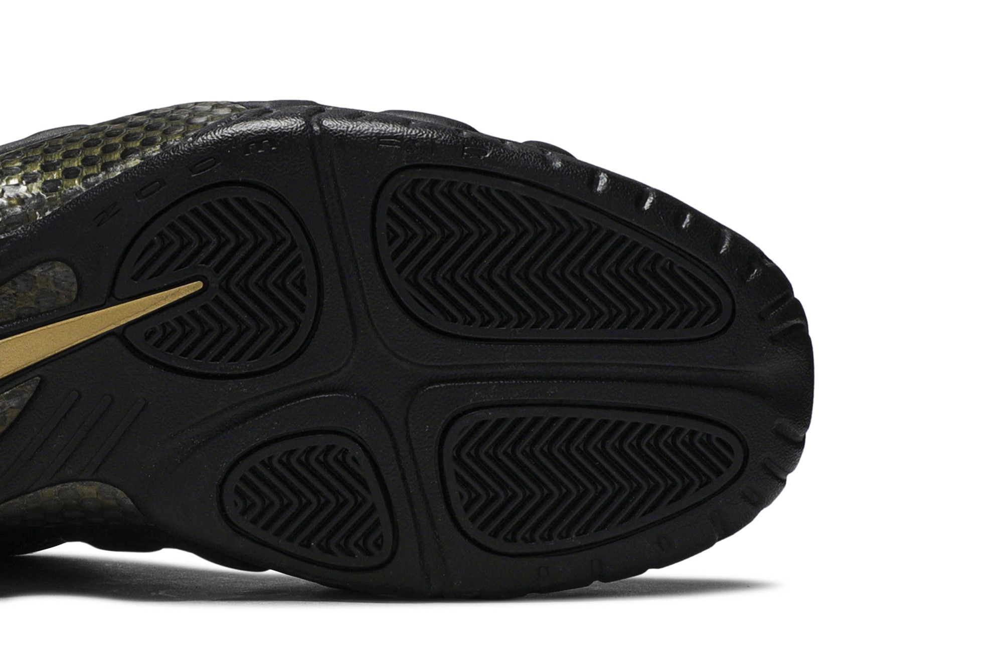 Nike Air Foamposite Pro Black Metallic Gold