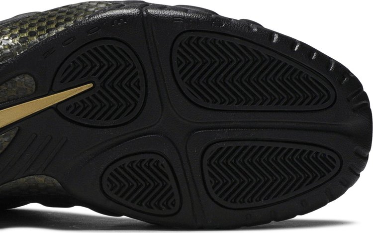 Air Foamposite Pro Black Metallic Gold