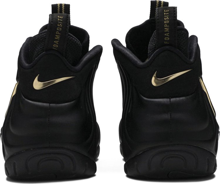 Air Foamposite Pro Black Metallic Gold