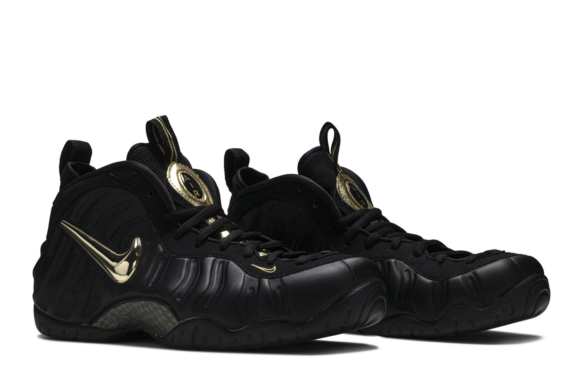 Nike Air Foamposite Pro 9 ブラック/ゴールド NIKE AIR FOAMPOSITE PRO 'Black Metallic Gold' 7.5/WMNS 9/EUR