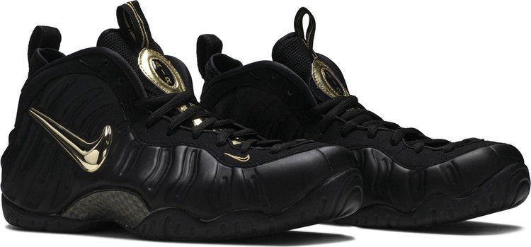 Air Foamposite Pro Black Metallic Gold