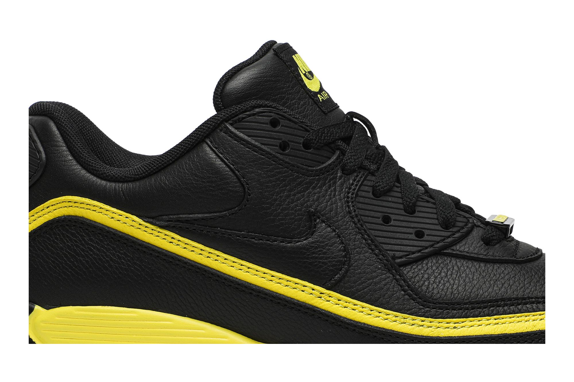 Nike air max 90 undefeated black optic yellow shop