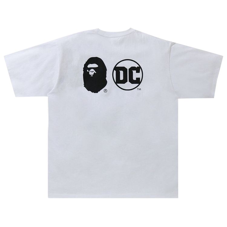 BAPE x DC Baby Milo Batman Relaxed Fit Tee White