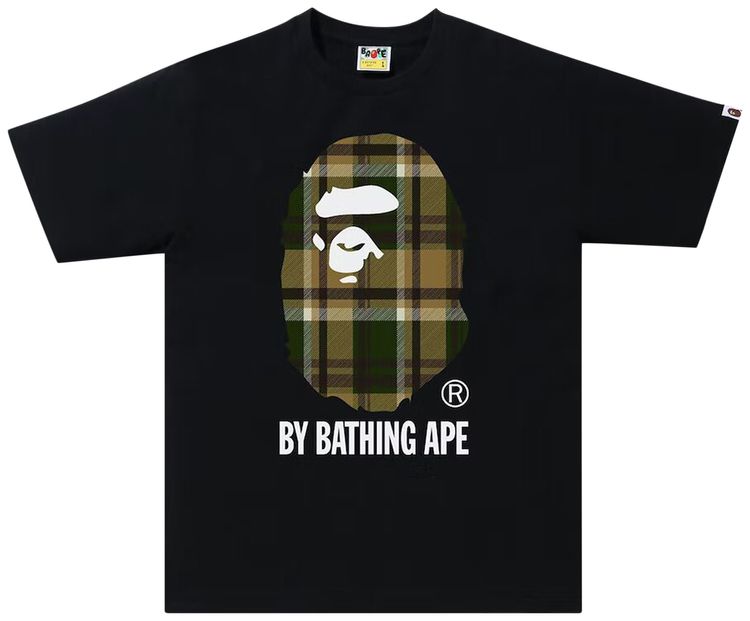 BAPE Check By Bathing Ape Tee BlackGreen