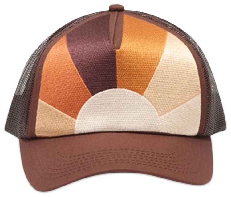 Nahmias Tonal Sunshine Trucker Hat Brown