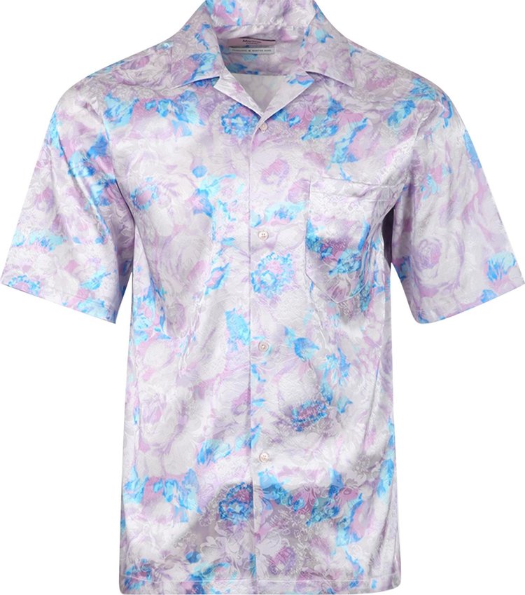 Martine Rose Oversized Hawaiian Shirt 'Lilac Floral'