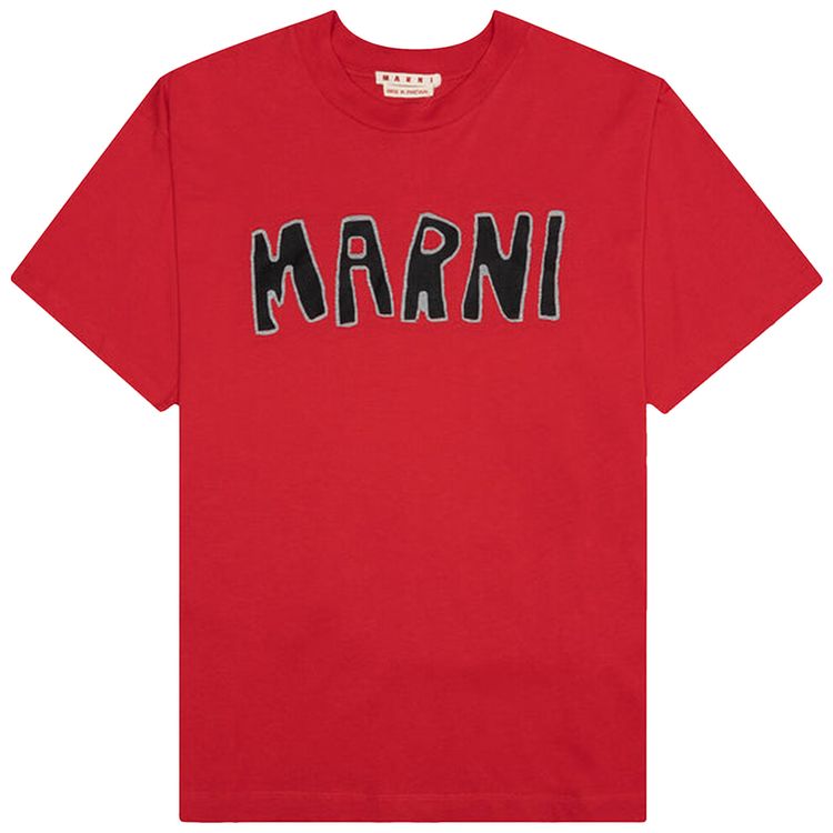 Marni Short Sleeve T Shirt Red
