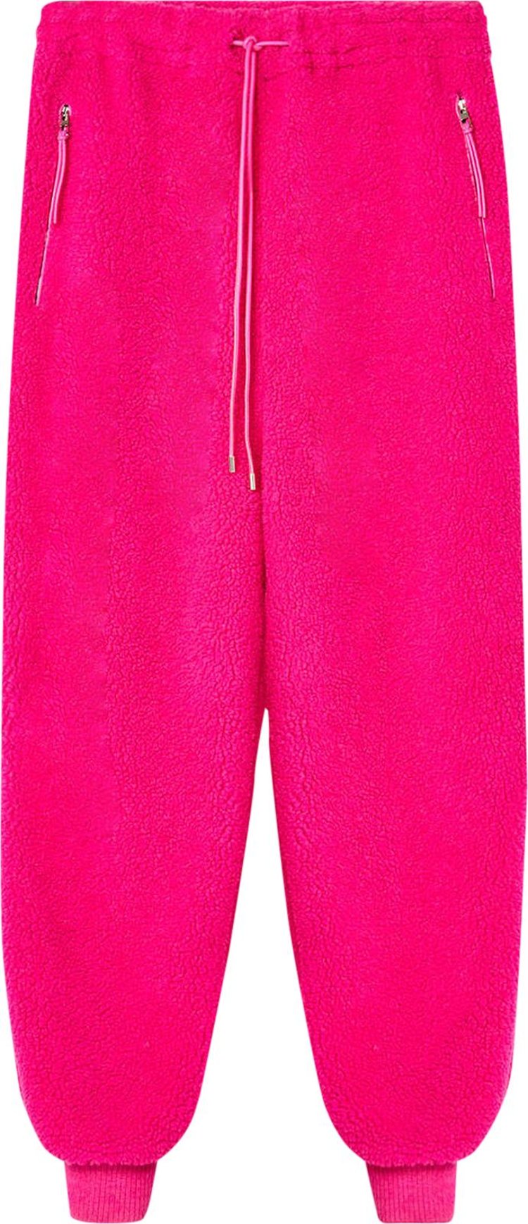 Loewe Neon Fleece Sweatpants PinkMulticolor