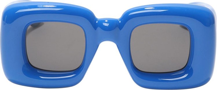 Loewe Square Sunglasses 'Shiny Blue/Smoke'