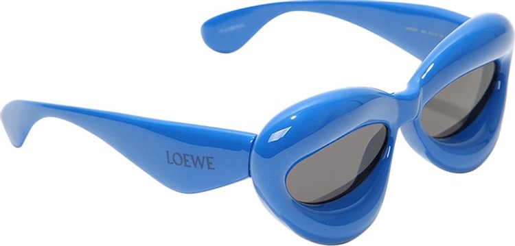 Loewe Classic Sunglasses Shiny BlueSmoke