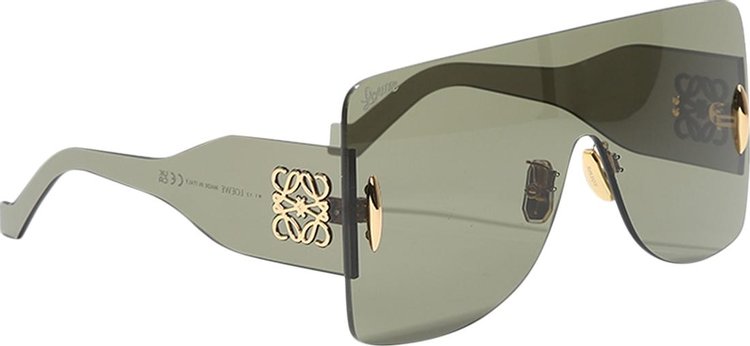 Loewe Classic Sunglasses Shiny Dark Green