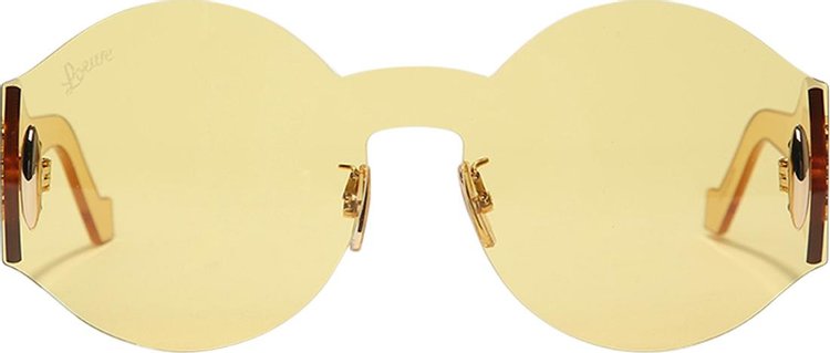 Loewe Classic Sunglasses 'Shiny Yellow/Brown'