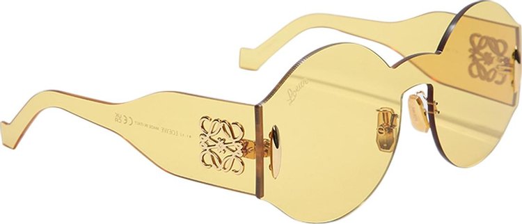 Loewe Classic Sunglasses Shiny YellowBrown