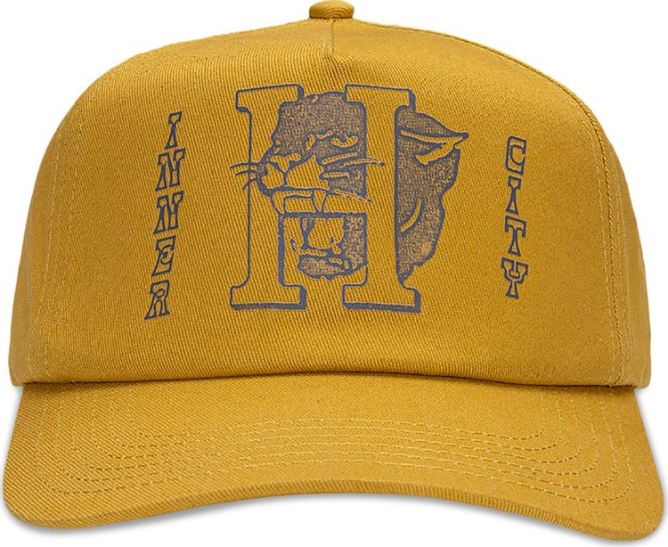 Honor The Gift Panther Hat Mustard