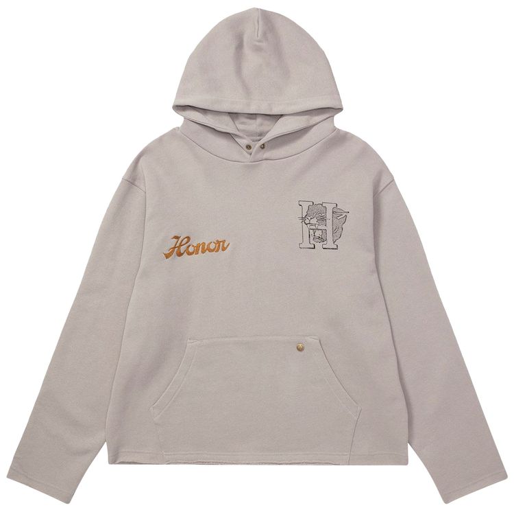 Honor The Gift Mascot Hoodie Grey