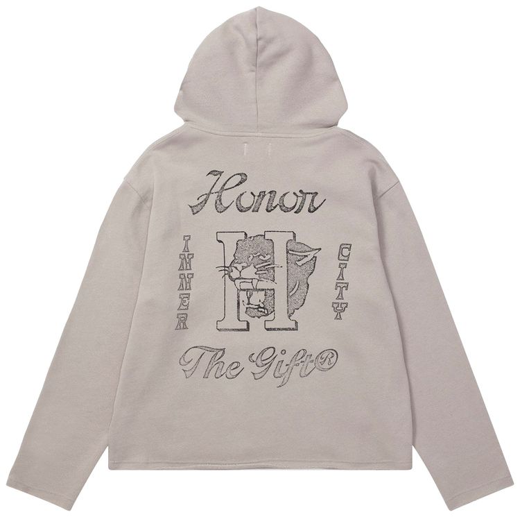 Honor The Gift Mascot Hoodie Grey