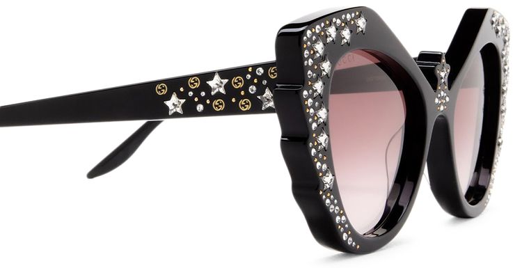 Gucci Cat Eye Sunglasses Black
