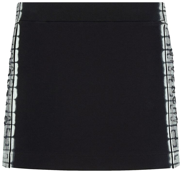 Givenchy Mini Skirt With Side Sprayed Bands Black