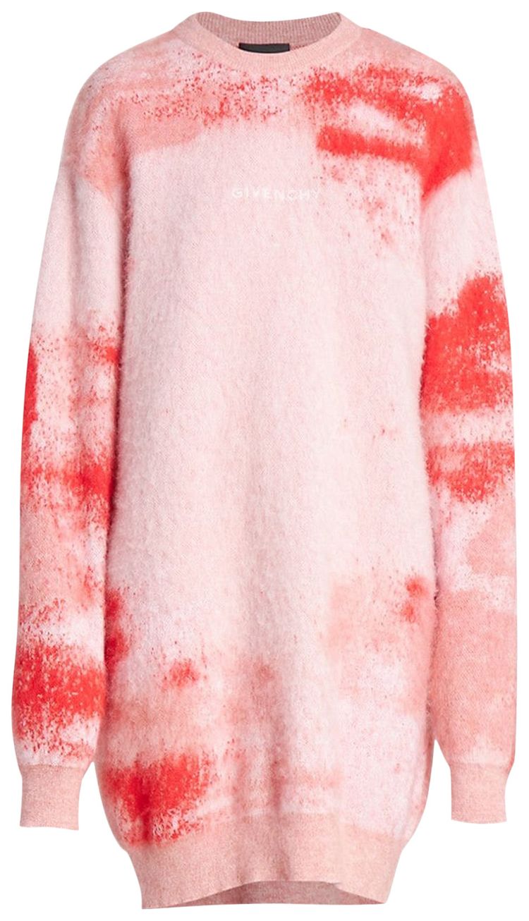 Givenchy Jacquard Short Dress Red