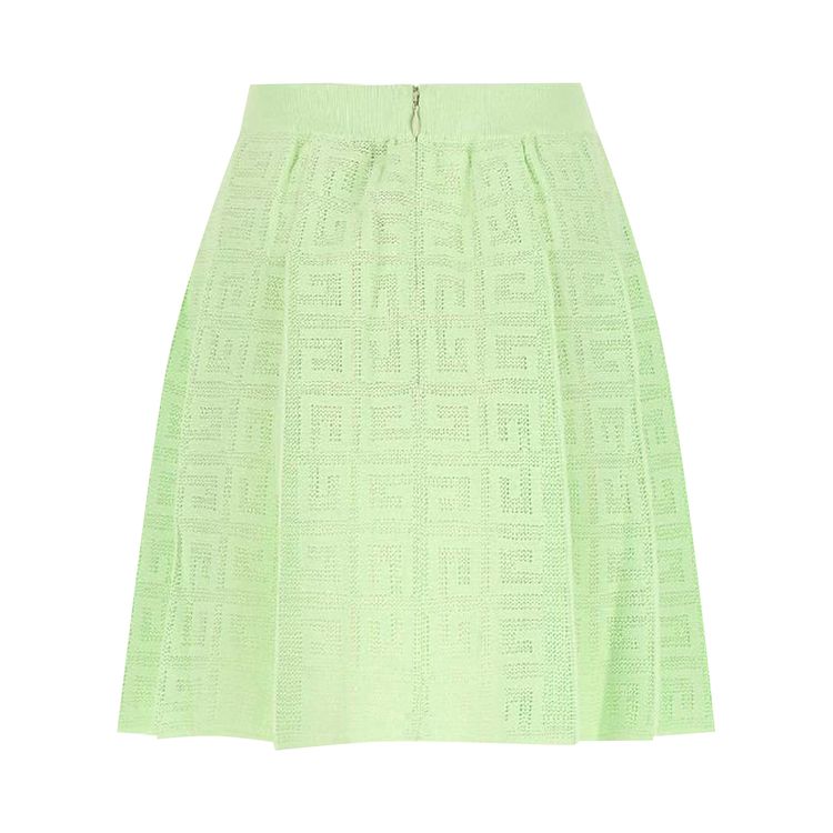 Givenchy 4G Pleated Skirt Pistachio