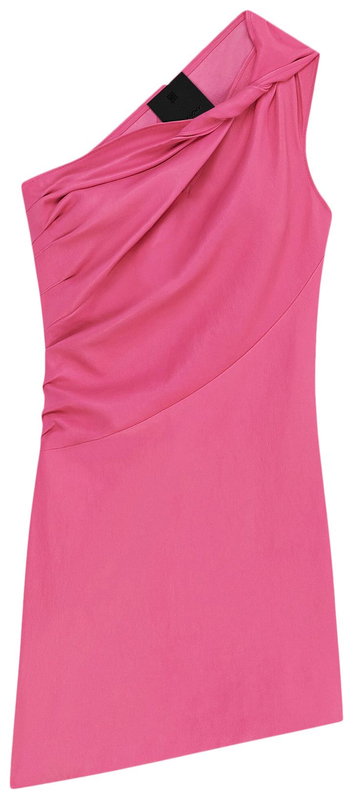 Givenchy Draped Mini Dress Fuchsia