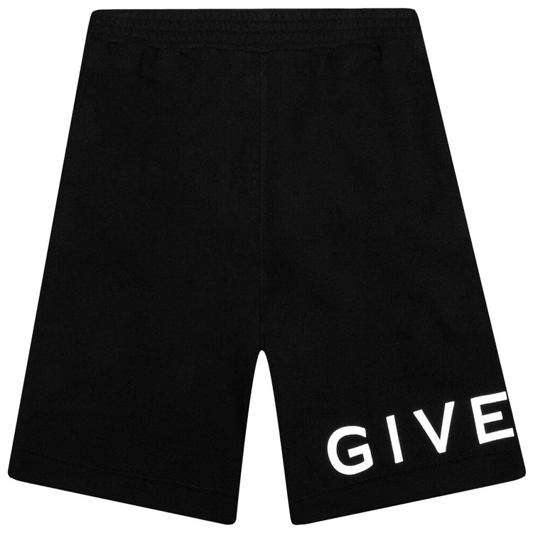 Givenchy Boxy Fit Short With Branding Embroidery Black
