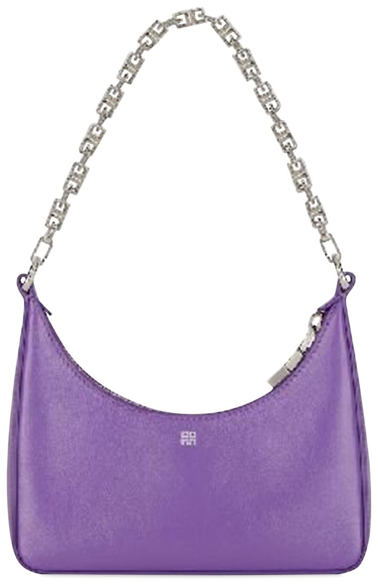 Givenchy Moon Cut Out Mini Hobo Bag Ultraviolet