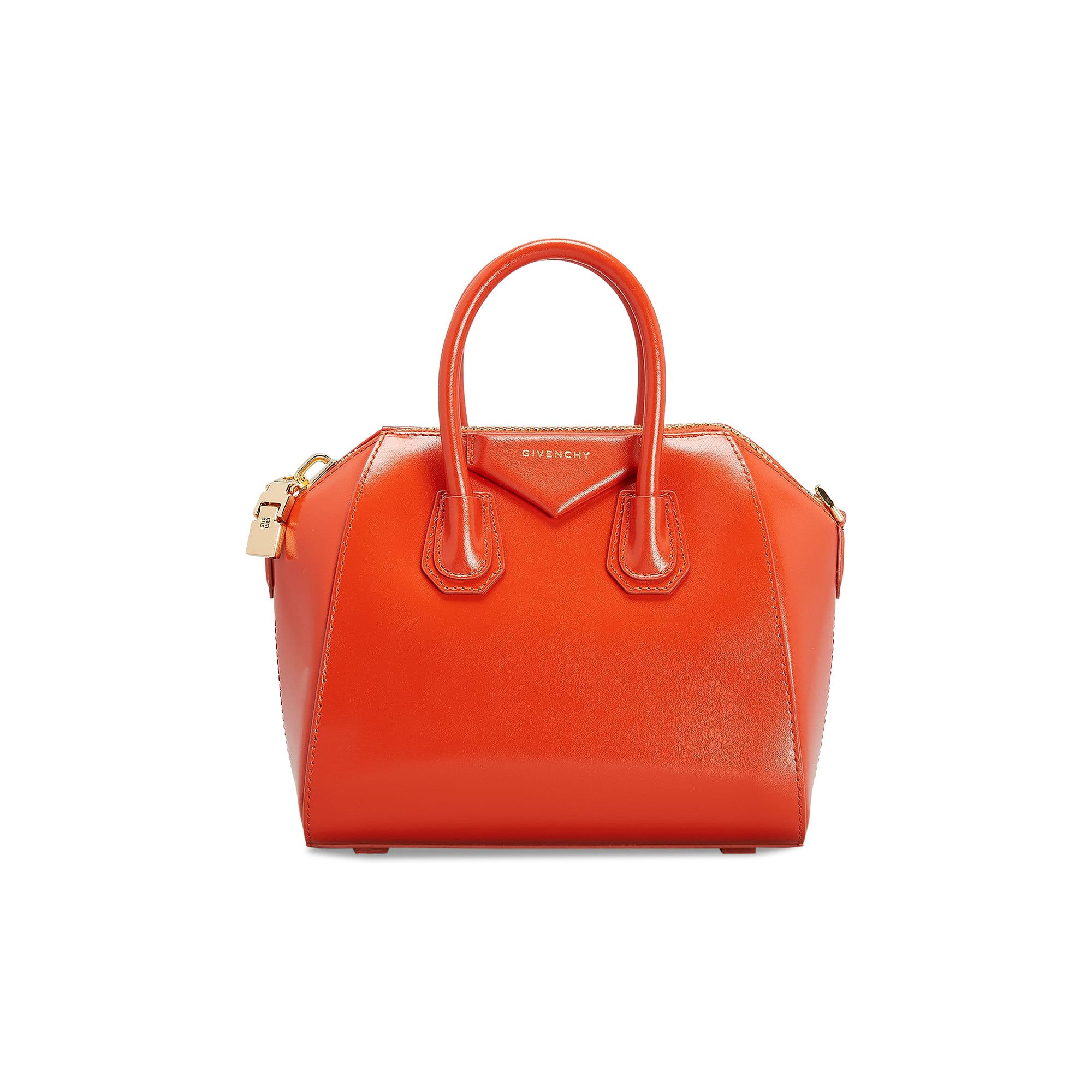 Buy Givenchy Antigona Mini Bag With Thin Strap Dark Orange BB50P2B13A 801 GOAT