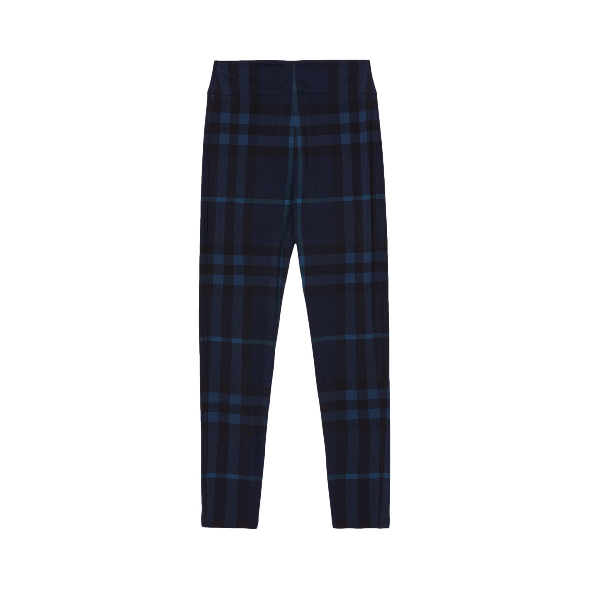 Buy Burberry Madden Check Stretch Leggings Dark Charcoal Blue