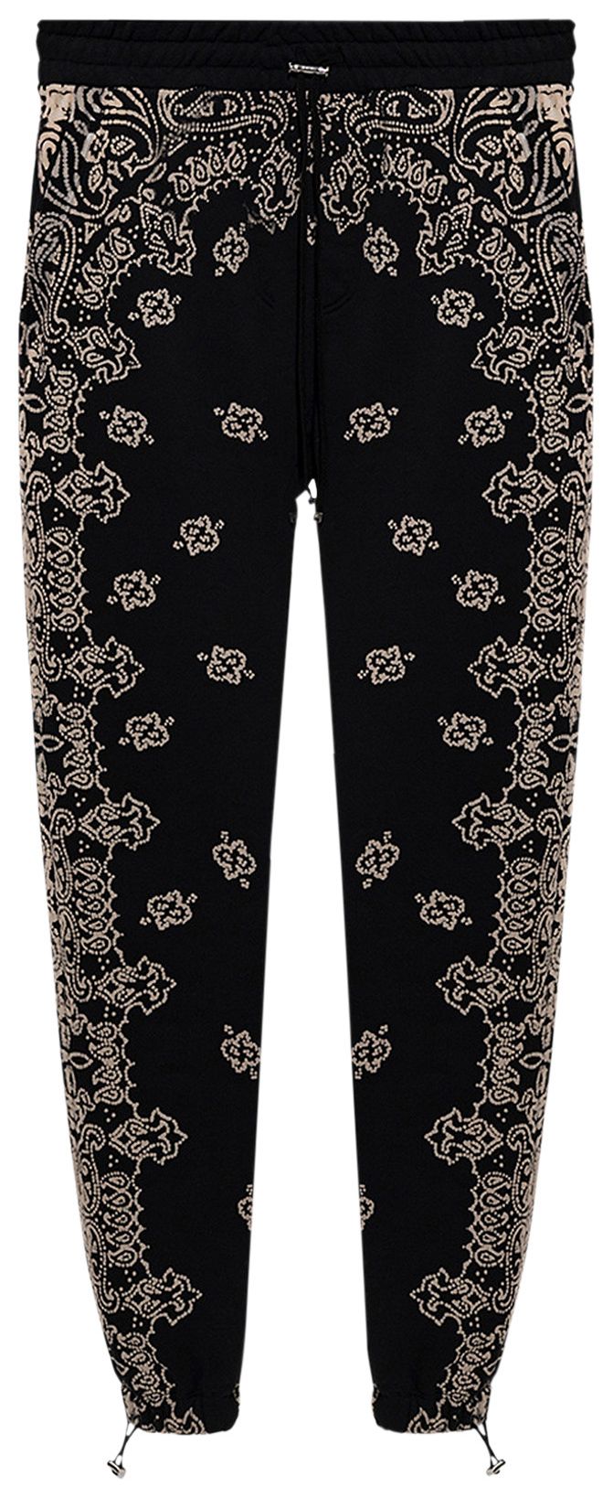 Amiri Bandana Bleach Sweatpants Black