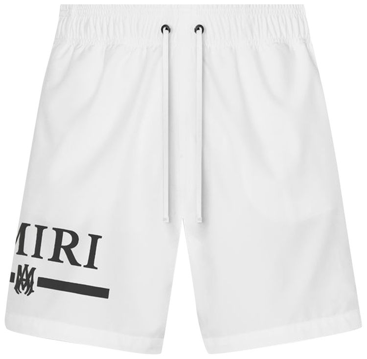 Amiri MA Bar Logo Swimtrunk White