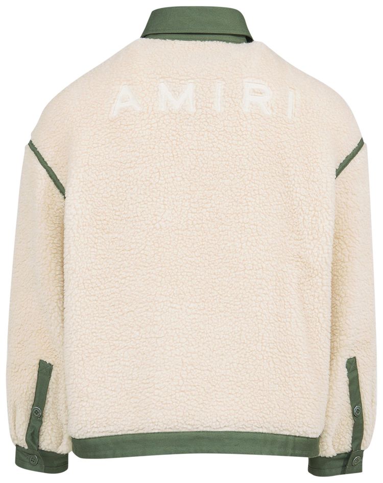 Amiri Workwear Sherpa Jacket AlabasterSage