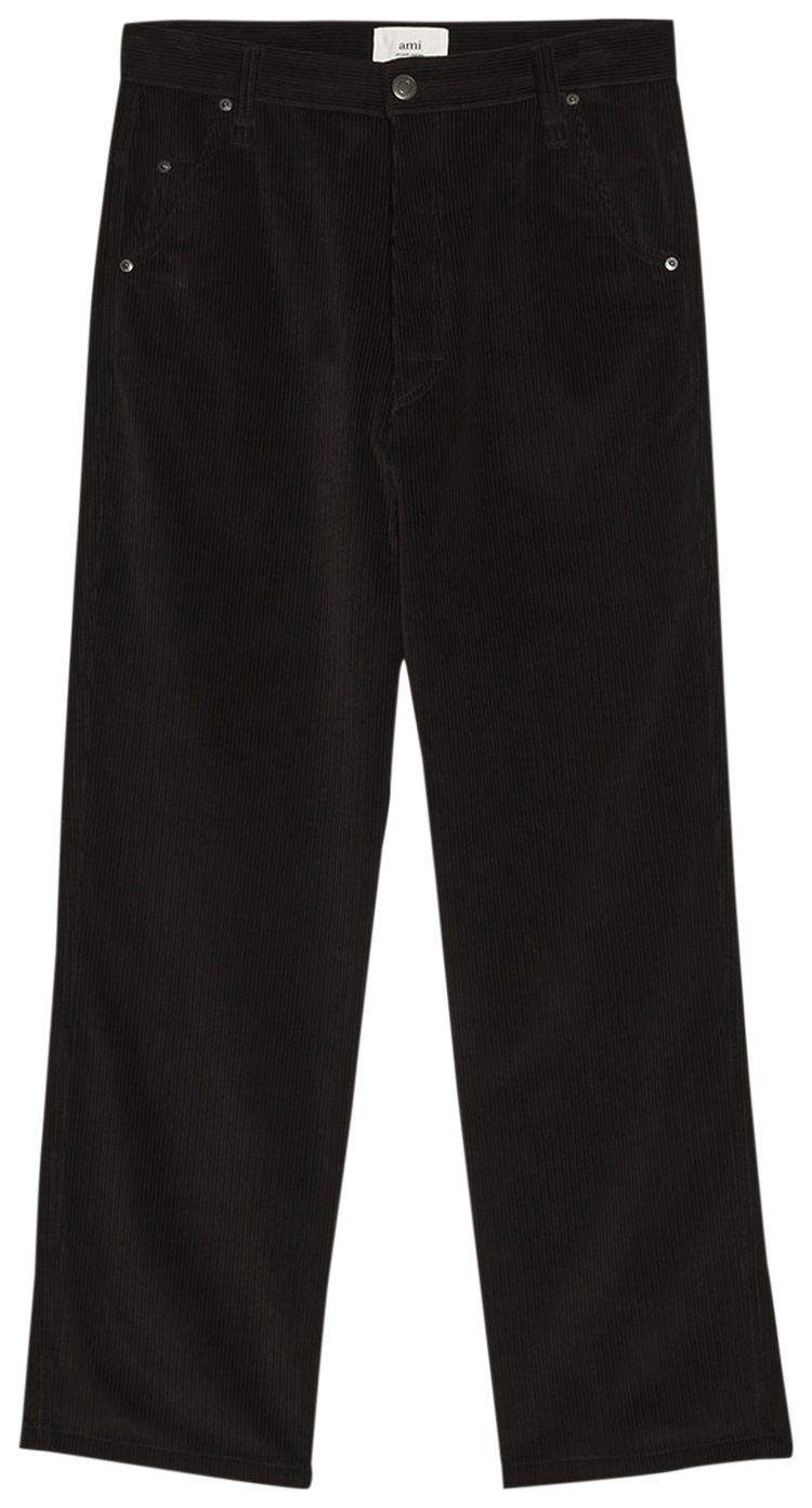 Ami Alex Fit Trousers Black