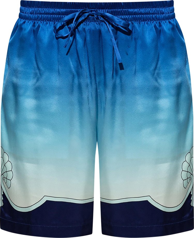 Casablanca Silk Shorts With Drawstrings 'Archway Place Vendome'