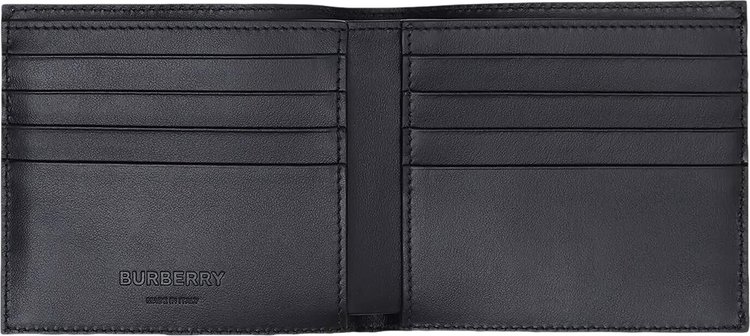 Burberry Embossed Croc Wallet Black