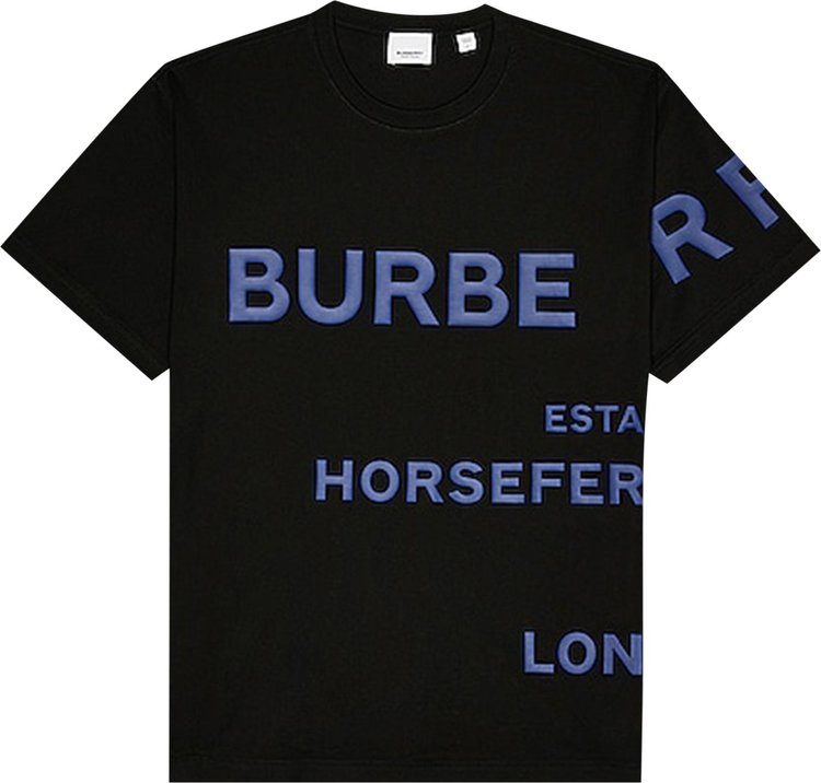 Burberry Short-Sleeve Tee 'Black/Blue'