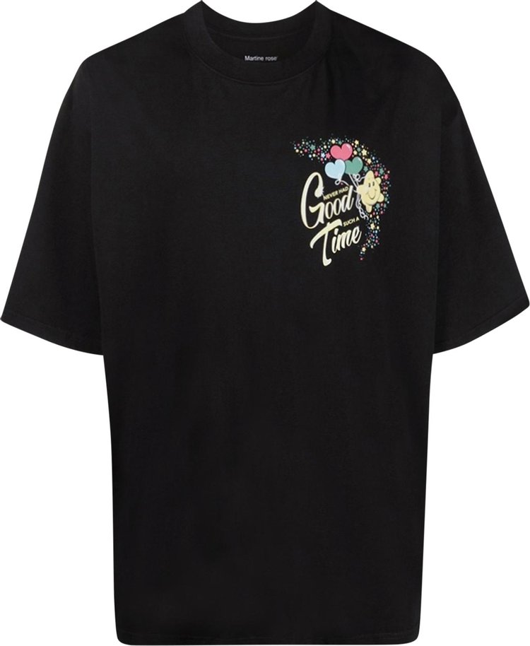 Buy Martine Rose Eyes Open Oversized T-Shirt 'Black' - MRAW22 621 BLAC ...