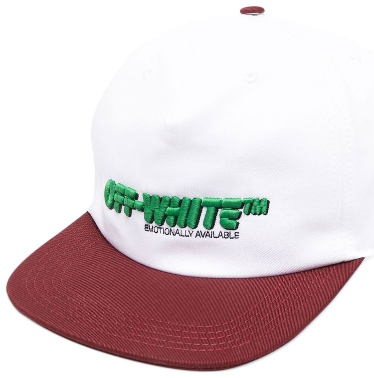 Off White Comics Baseball Cap Light Green